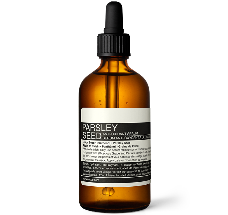 Suero anti-oxidante de semillas de perejil