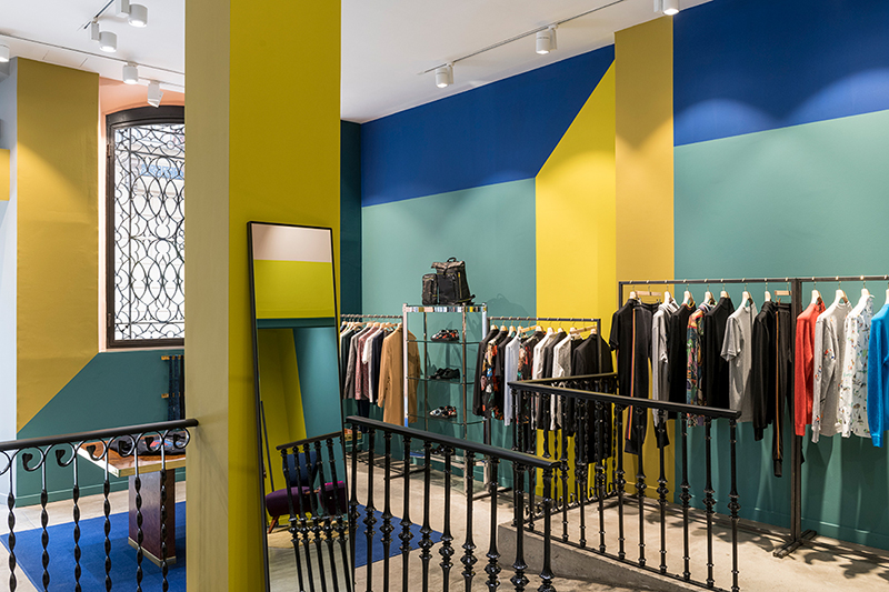 Detalle de la tienda Paul Smith en Barcelona
